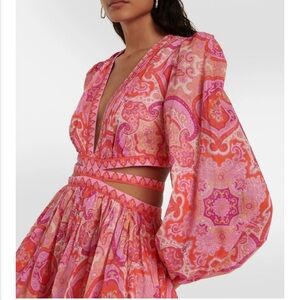 ZIMMERMANN Halcyon Cutout Paisley-Print Mini Dress
$695 size 1 US 6 or M